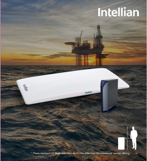 Intellian OW11FM flat panel terminal