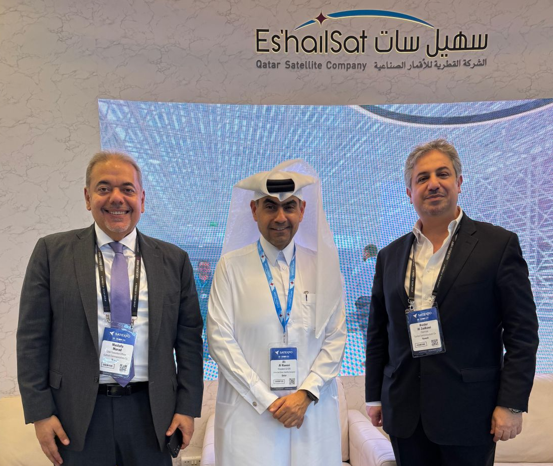 Gulfsat at EshailSat — IoT service launch over Es'hail-1